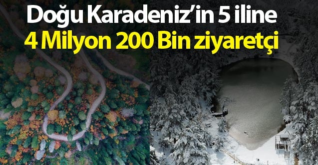 Doğu Karadeniz'in 5 iline 4 Milyon 200 Bin ziyaretçi