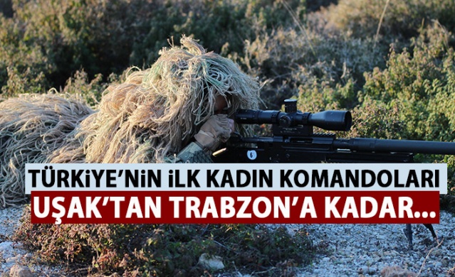 İşte Türkiye’nin ilk kadın Jandarma Komando Astsubayları