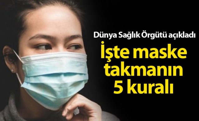 DSÖ maske takmanın 5 kuralını açıkladı