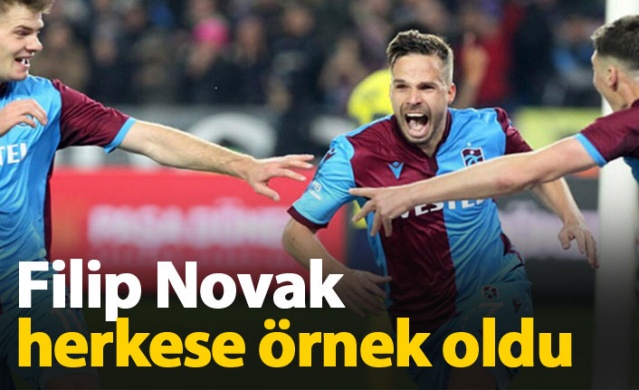 Trabzonspor'da örnek isim Novak