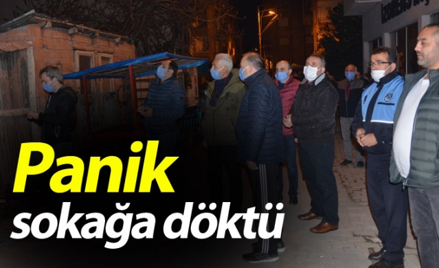 Ordu'da panik sokağa döktü