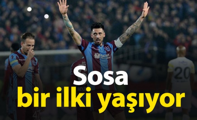 Sosa, Trabzonspor'da bir ilk yaşıyor