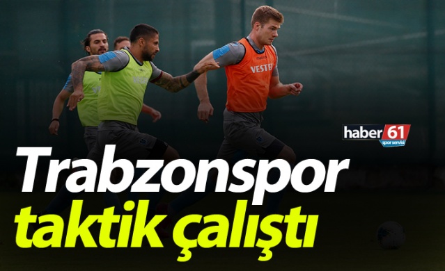 Trabzonspor'da  27. haftada oynanacak Göztepe maçı hazırlıkları devam ediyor.