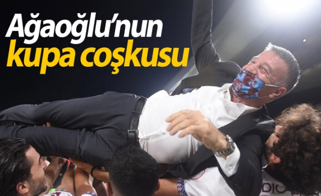 Ahmet Ağaoğlu'nun Ziraat Türkiye Kupası coşkusu