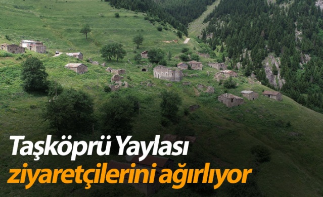 Taşköprü Yaylası, ziyaretçilerini ağırlıyor