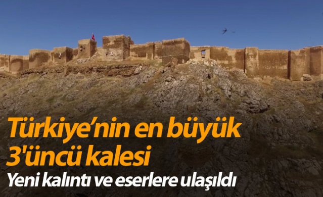 Bayburt Kalesi'nde tarihi kalıntı ve eserlere ulaşıldı