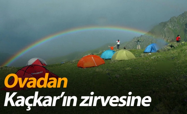 Adana'dan gelip, Kaçkar Dağı zirvesine tırmandılar