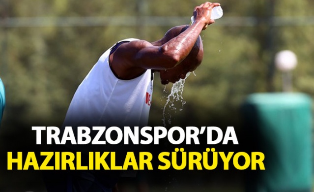 Trabzonspor'da bunaltan antrenman