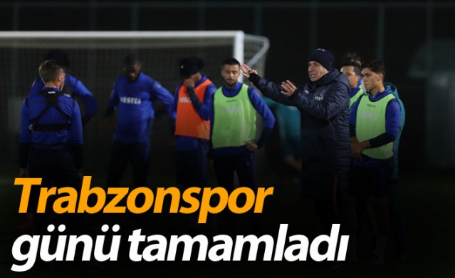 Trabzonspor Sivasspor hazırlıklarını sürdürüyor. 1 Aralık 2020