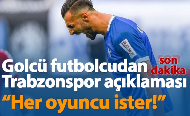 Serdar Dursun'dan Trabzonspor açıklaması