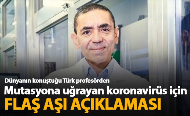 Mutasyona uğrayan koronavirüs için flaş aşı açıklaması