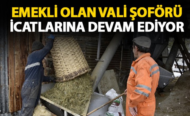 Emekli Vali şoförü icatlarına devam ediyor