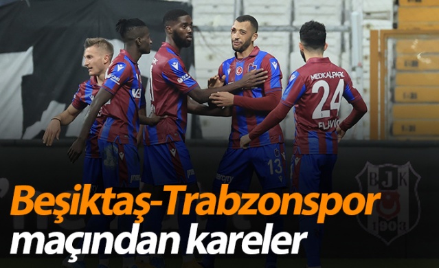 Beşiktaş-Trabzonspor maçından kareler. 30 Ocak 2021