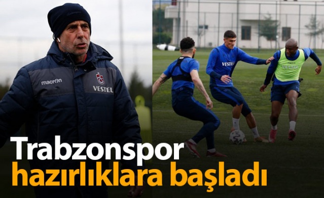 Trabzonspor Malatyaspor hazırlıklarına başladı