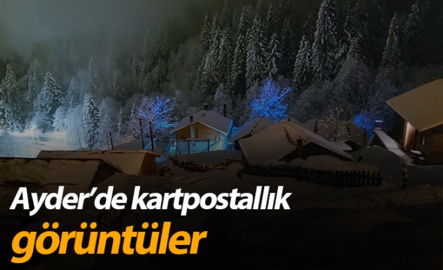 Ayder'de kartpostallık görüntüler