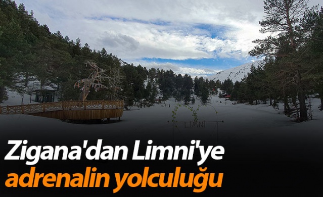 Zigana'dan Limni'ye adrenalin yolculuğu