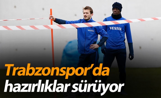 Trabzonspor'da Fenerbahçe karşılaşması hazırlıkları sürüyor. 26 Şubat 2021