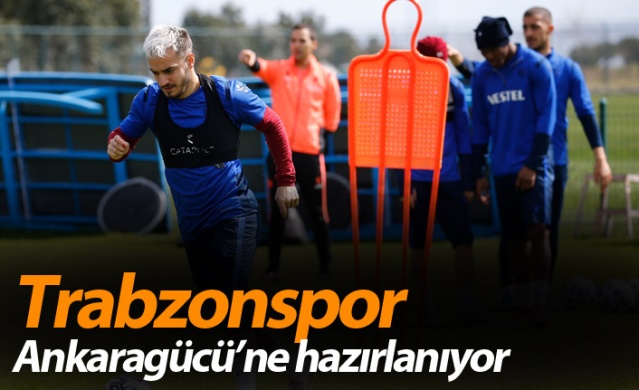 Trabzonspor  MKE Ankaragücü ile sahasında yapacağı maçın hazırlıklarını sürdürdü. 18 Mart 2021