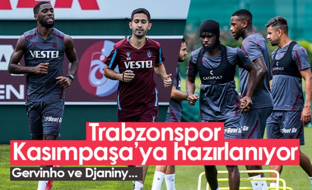 Trabzonspor Kasımpaşa'ya hazırlanıyor 15 Eylül 2021