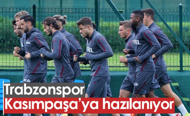 Trabzonspor Kasımpaşa hazırlıklarını sürdürüyor