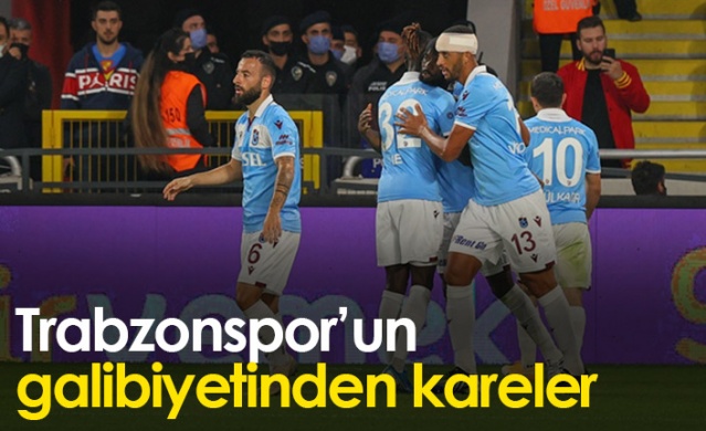 Göztepe Trabzonspor maçından kareler