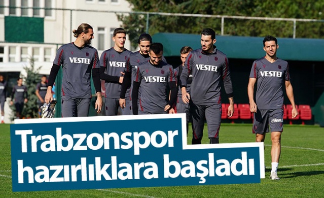 Trabzonspor, Fatih Karagümrük maçı hazırlıklarına başladı