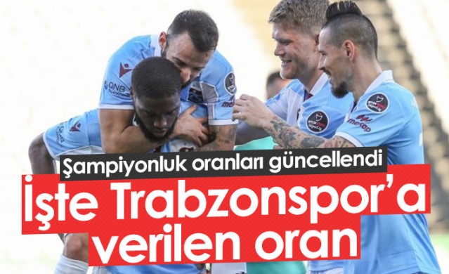 Süper Lig'in güncel şampiyonluk oranları - 30.11.2021