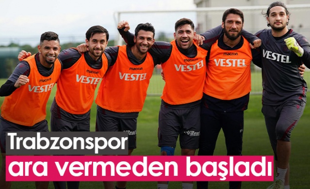 Trabzonspor ara vermeden başladı