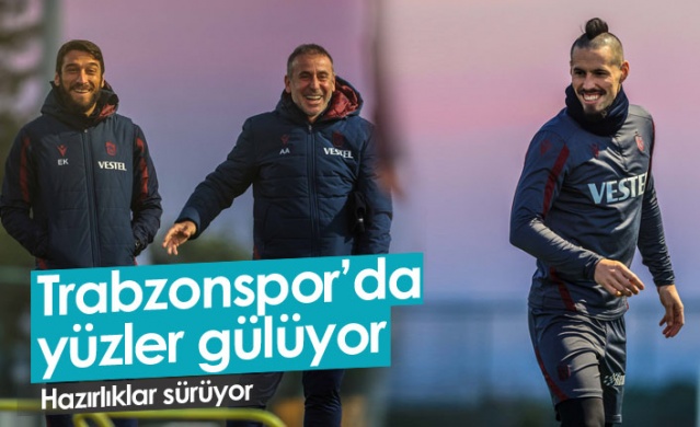 Trabzonspor'da yüzler gülüyor