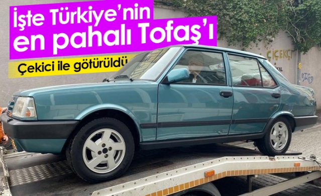 İşte Türkiye'nin en pahalı Tofaş'ı