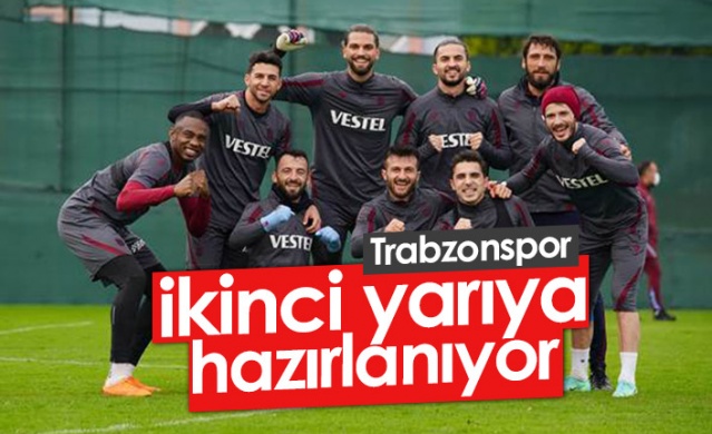 Trabzonspor ikinci yarıya hazırlanıyor - Foto Galeri