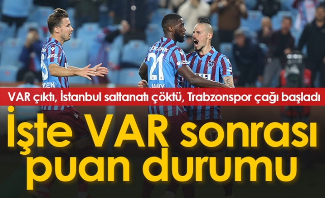 VAR çıktı İstanbul saltanatı çöktü Trabzonspor çağı başladı. Foto Galeri.