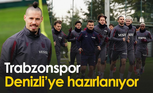 Trabzonspor Denizli maçının hazırlıklarına başladı. Foto Galeri.