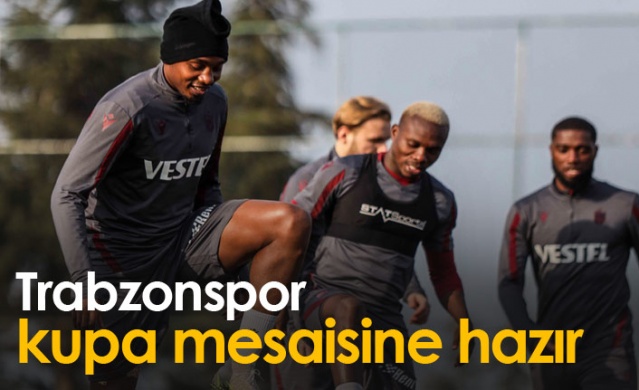 Trabzonspor kupa mesaisine hazır. Foto Haber