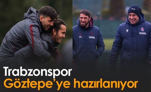 Trabzonspor Göztepe'ye hazırlanıyor. Foto Galeri