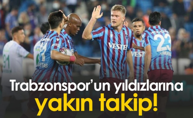 Trabzonspor'un yıldızlarına yakın takip. Foto Haber.