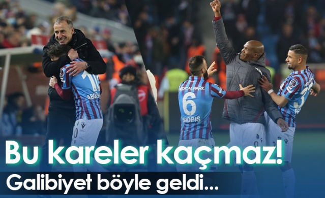 Trabzonspor 4-2 Göztepe / Maçtan kareler. Foto Haber