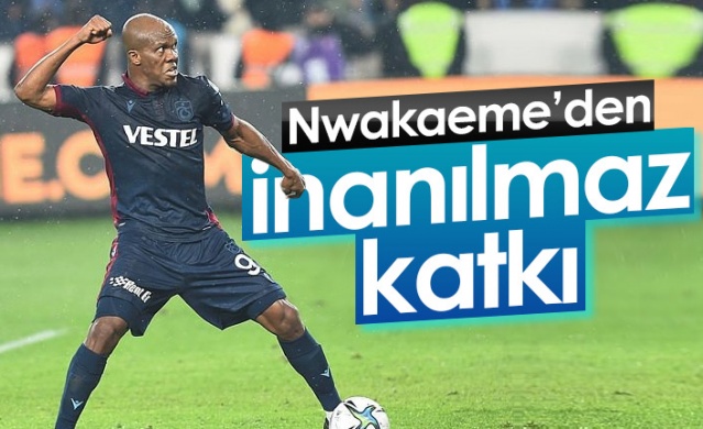 Nwakaeme'den Trabzonspor'a inanılmaz katkı. Foto Galeri