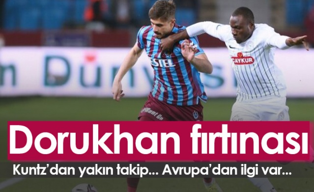 Trabzonspor'da Dorukhan fırtınası. Foto Haber