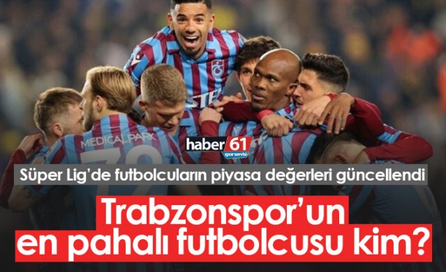 Trabzonsporlu futbolcuların yeni piyasa değerleri /2021-22. Foto Haber