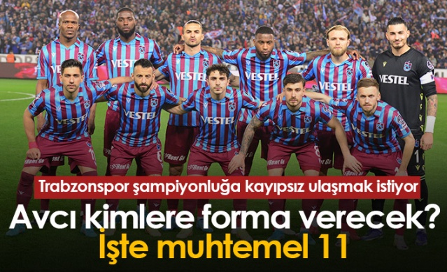 Trabzonspor'un muhtemel Gaziantep 11'i! Avcı kimlere forma verecek? Foto Haber