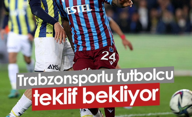 Trabzonsporlu futbolcu teklif bekliyor. Foto Galeri