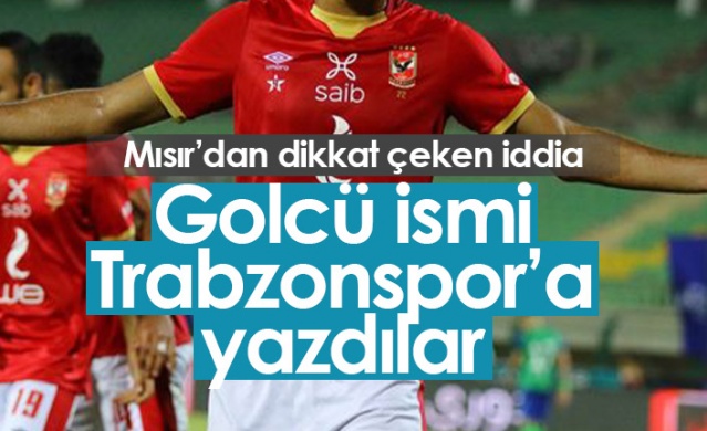 Trabzonspor'a Mısırlı golcüyü yazdılar: Muhammed Sherif. Foto Galeri