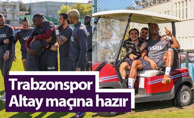 Trabzonspor, Altay maçı hazırlıklarını tamamladı. Foto Galeri