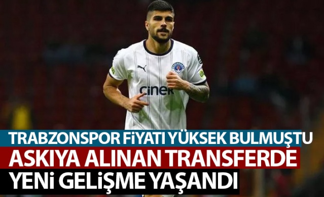 Trabzonspor fiyatı yüksek bulmuştu! Askıya alınan transferde yeni gelişme. Foto Haber