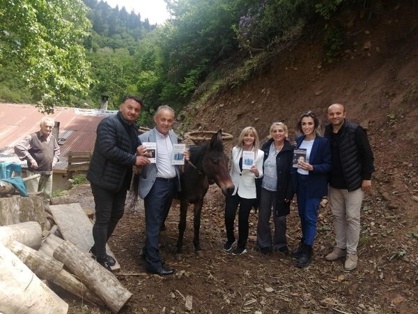 Türkiye'nin 'Eşekli Dostoyevski'si Karadeniz’de. Foto Haber