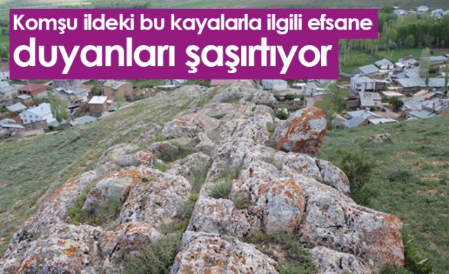 Bayburt’ta kayalarla ilgili efsane duyanları şaşırtıyor. Foto Galeri