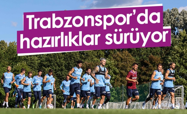 Trabzonspor'da Slovenya kampında sezon hazırlıklar sürüyor. 8 Temmuz 2022-Foto Haber