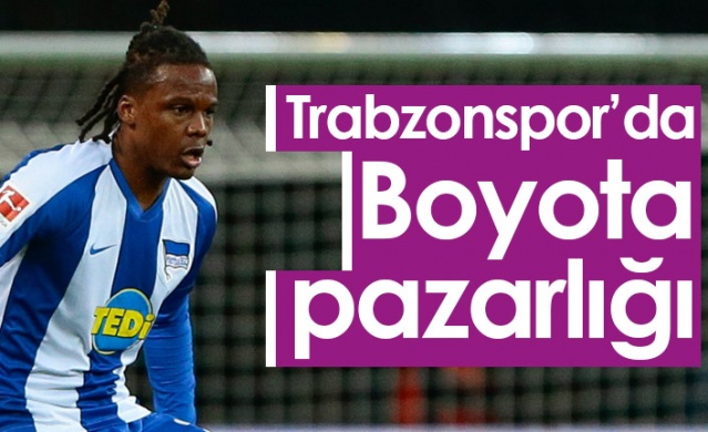 Trabzonspor’da Boyota pazarlığı. Foto Haber