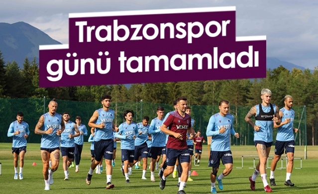 Trabzonspor Slovenya'da çift antremanla günü tamamladı. 11 Temmuz 2022